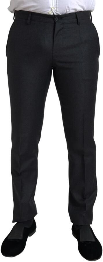 Dolce & Gabbana Klassiek Zwart Slim-Fit 3-Delig Pak Black Heren - Foto 5