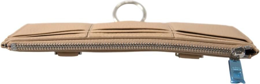 Dolce & Gabbana Elegante Beige Leren Portemonnee met Afneembare Band Beige Dames - Foto 4