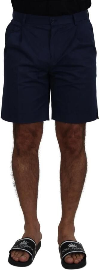 D&G Korte Broek D&G Marineblauwe shorts PAN74021 stijl
