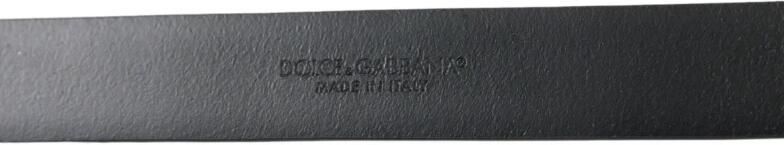 Dolce & Gabbana Elegante blauwe leren riem met metalen gesp Blue Heren - Foto 6