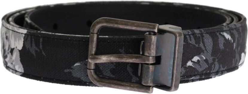 Dolce & Gabbana Elegante bloemenriem voor mannen Black Heren - Foto 5
