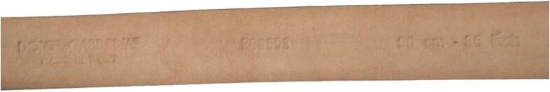 Dolce & Gabbana Elegante donkerbruine leren riem Brown Heren - Foto 4