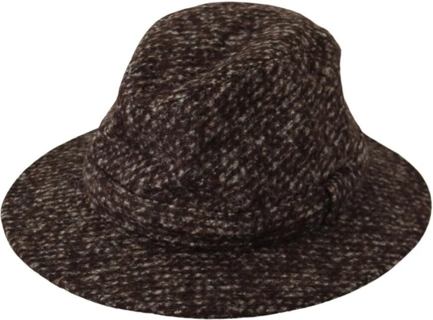 Dolce & Gabbana Elegante grijze tweedhoed brede rand Gray Dames - Foto 5