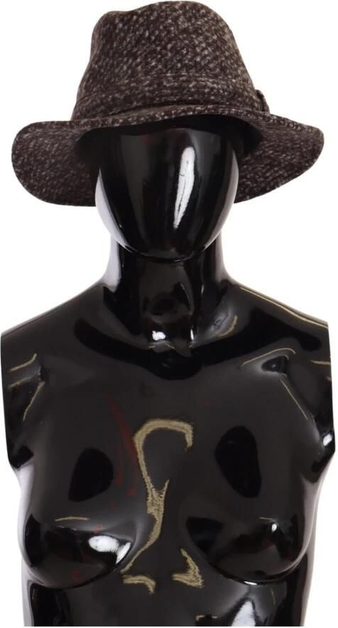 Dolce & Gabbana Elegante grijze tweedhoed brede rand Gray Dames - Foto 4