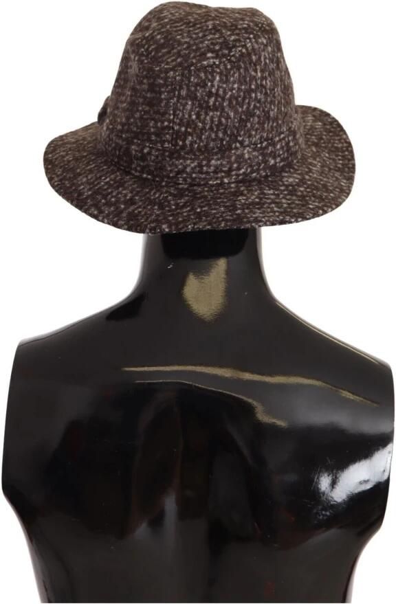 Dolce & Gabbana Elegante grijze tweedhoed brede rand Gray Dames - Foto 3