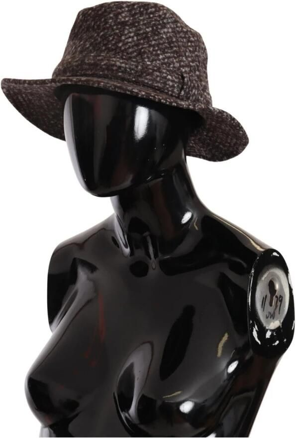 Dolce & Gabbana Elegante grijze tweedhoed brede rand Gray Dames - Foto 2