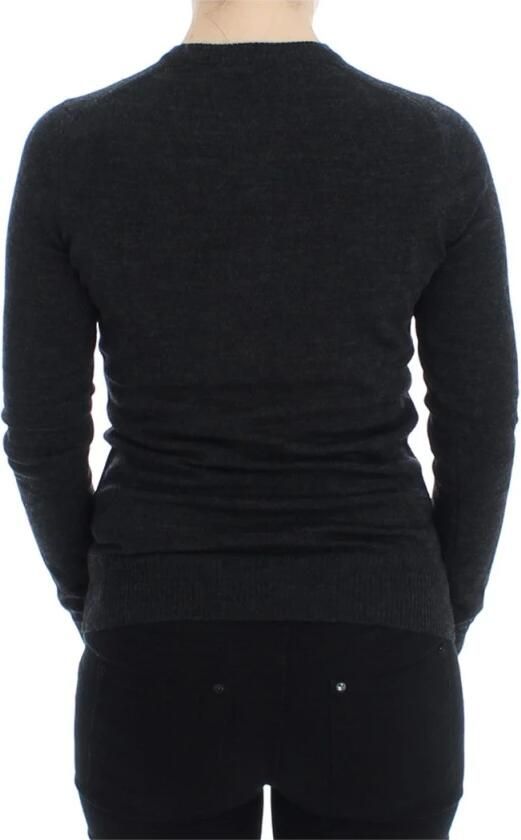 Dolce & Gabbana Black Wool Button Cardigan Sweater Top Zwart Dames - Foto 5