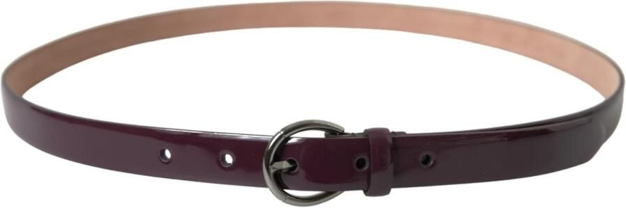 Dolce & Gabbana Elegante kastanjebruine leren riem Brown Dames - Foto 3