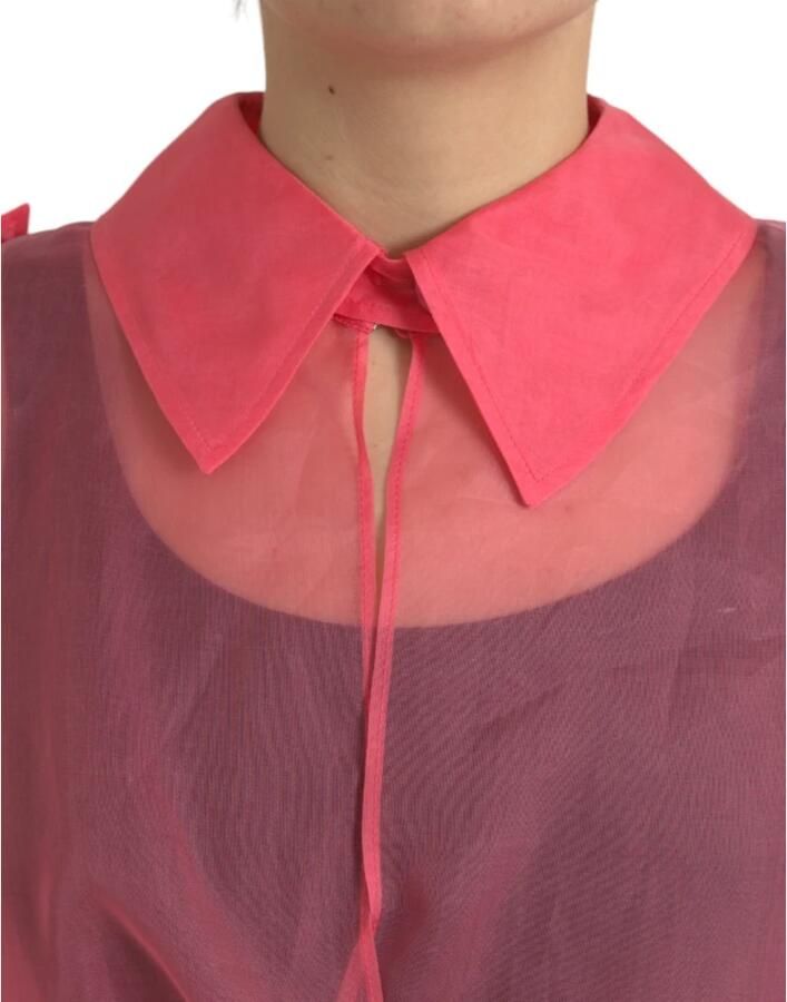 D&G Mantel D&G heer Organza Trenchcoat Collared Long leeve