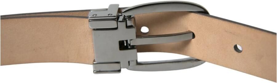 Dolce & Gabbana Elegante leren riem met opvallende gesp Brown Heren - Foto 3