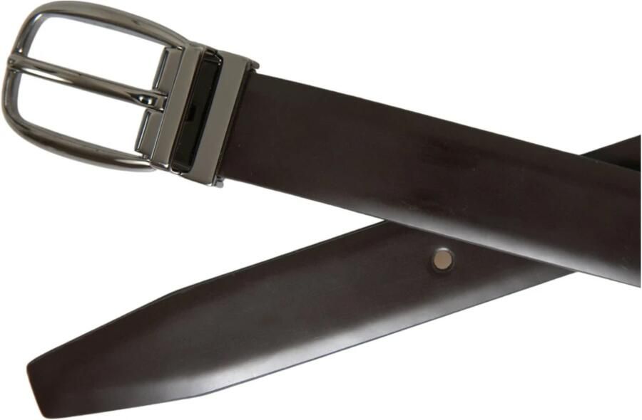 Dolce & Gabbana Elegante leren riem met opvallende gesp Brown Heren - Foto 2