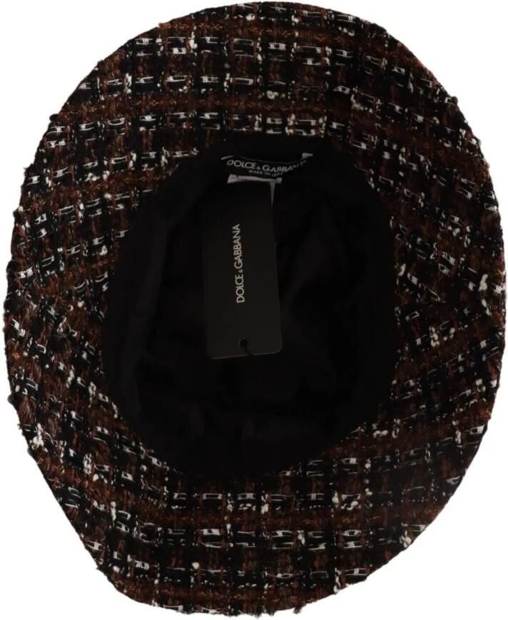 Dolce & Gabbana Geweven emmerhoed met patroon Meerkleurig Dames