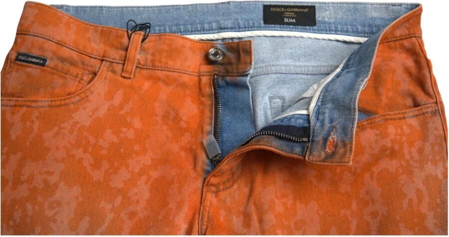 Dolce & Gabbana Elegante Ombre Skinny Denim Jeans Multicolor Heren - Foto 2