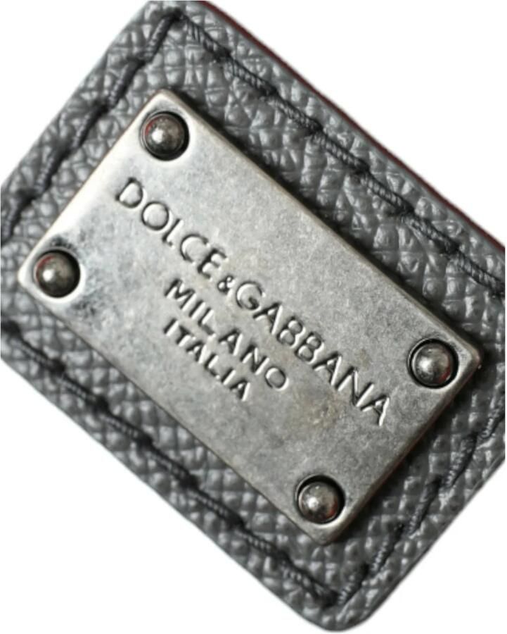 Dolce & Gabbana Elegante rode nylon-leren rugzak Red - Foto 4