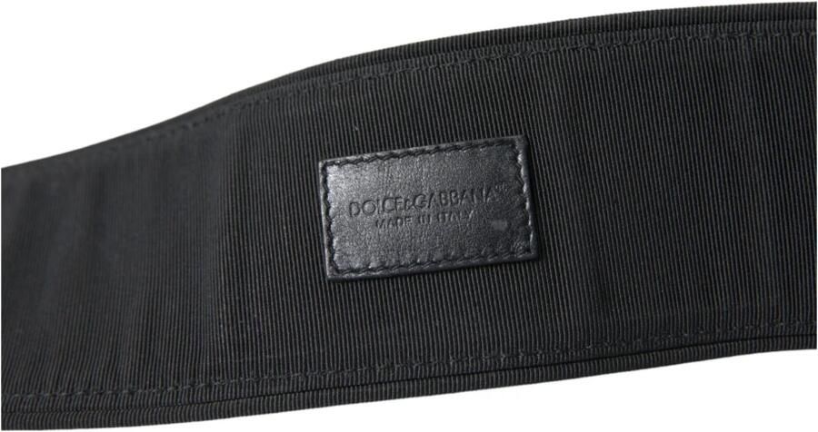 Dolce & Gabbana Elegante Suède Taille Riem in Tijdloos Zwart Black Dames - Foto 3