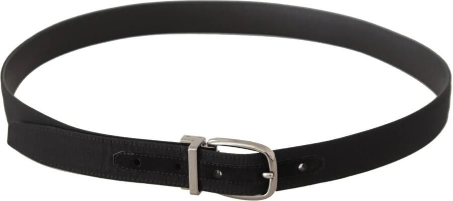 Dolce & Gabbana Elegante zwarte leren riem Black Heren - Foto 3