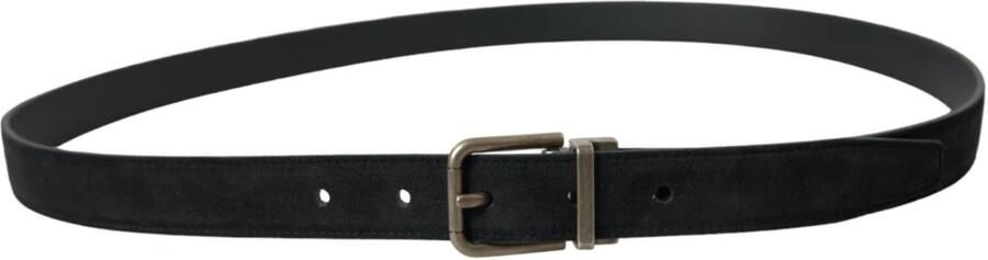 Dolce & Gabbana Elegante zwarte leren riem met metalen gesp Black Heren - Foto 3