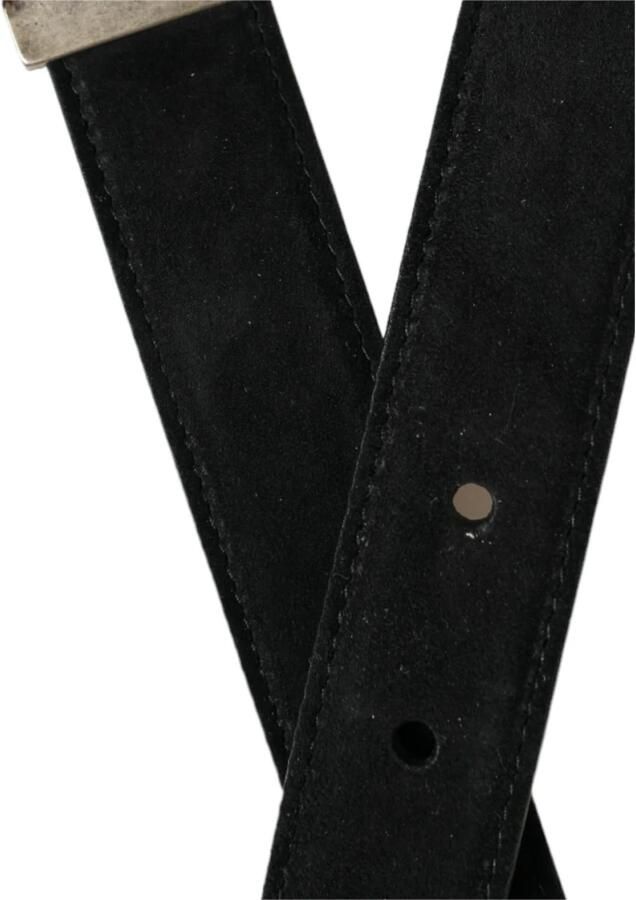 Dolce & Gabbana Elegante zwarte leren riem met metalen gesp Black Heren - Foto 2