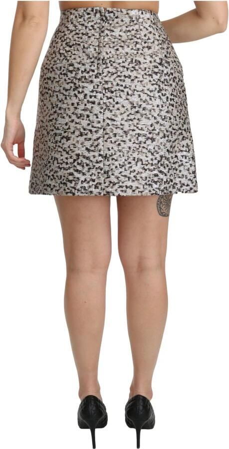 Dolce & Gabbana Exquise zwarte versierde hoge taille rok Black Dames - Foto 2