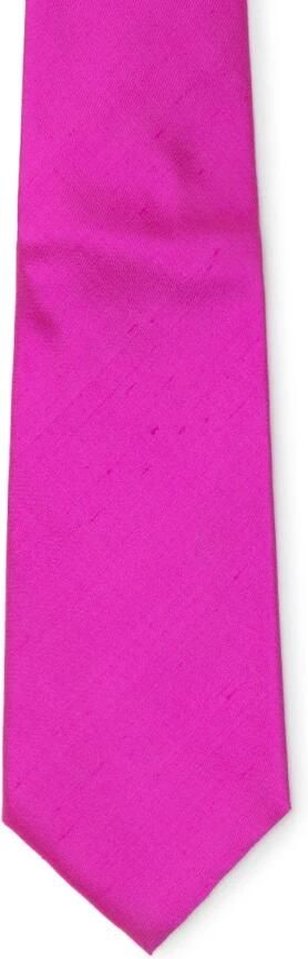Dolce & Gabbana Fuchsia Zijden Stropdas Pink Heren - Foto 4