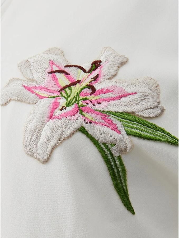 Dolce & Gabbana Wit Geborduurd Sweatshirt met Rits White Dames - Foto 2