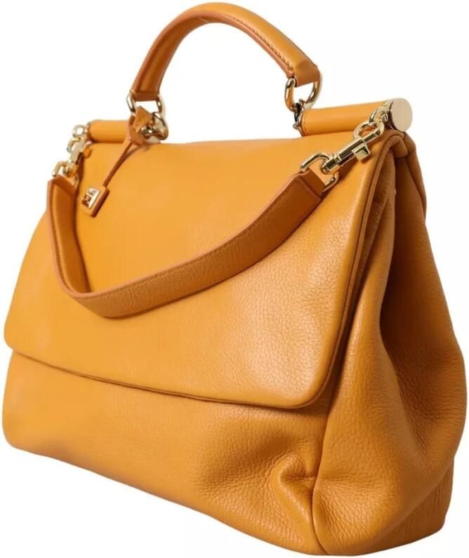 D&G Schoudertas D&G icily Medium lederen tas met handvat aan de bovenkant - Foto 4