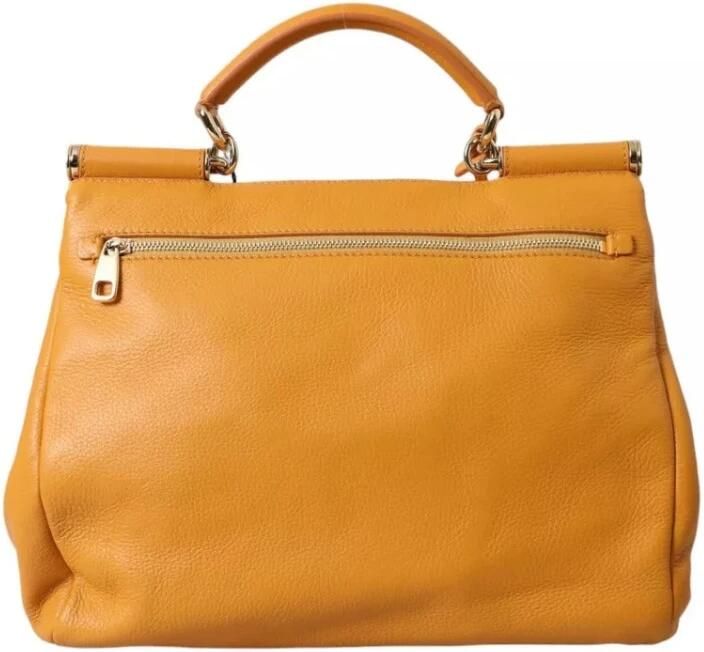 D&G Schoudertas D&G icily Medium lederen tas met handvat aan de bovenkant - Foto 5