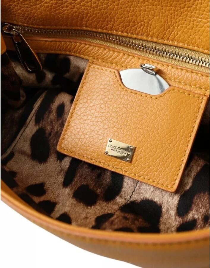 D&G Schoudertas D&G icily Medium lederen tas met handvat aan de bovenkant - Foto 3