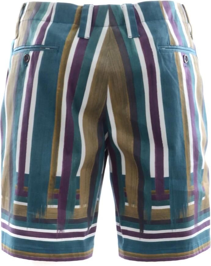 Dolce & Gabbana Multicolor Chino Shorts Regular Fit Multicolor Heren - Foto 8