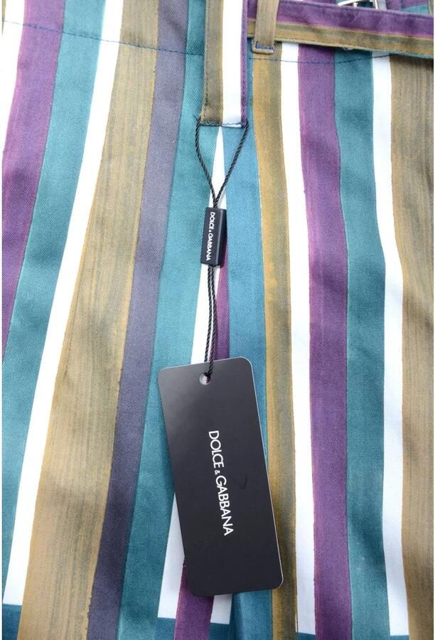 Dolce & Gabbana Multicolor Chino Shorts Regular Fit Multicolor Heren - Foto 2