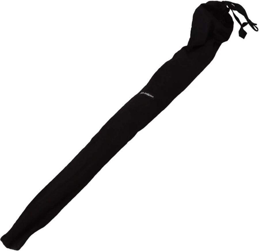 Dolce & Gabbana Gestreepte Leren Handvat Opvouwbare Sartoria Paraplu Brown Heren - Foto 2