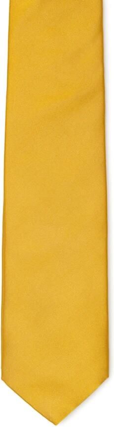 Dolce & Gabbana Gouden Zijden Stropdas Yellow Heren - Foto 4