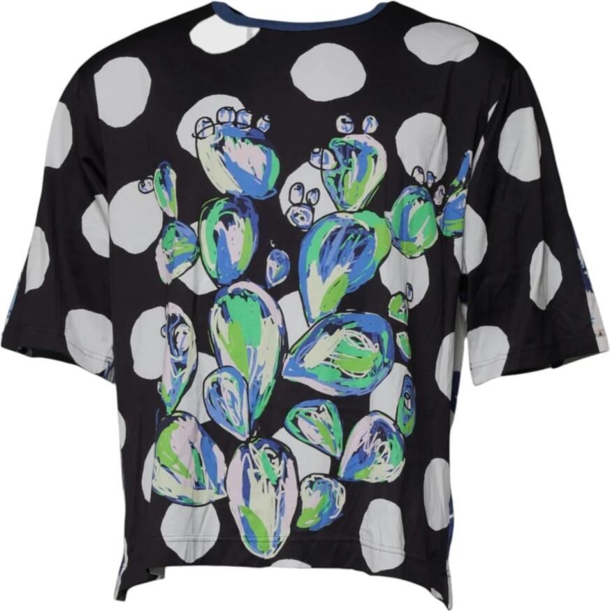 Dolce & Gabbana Grafische Print Crew Neck T-shirt Multicolor Heren