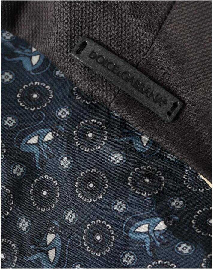 Dolce & Gabbana Grijze Katoenen Newsboy Cap Gray Heren - Foto 6