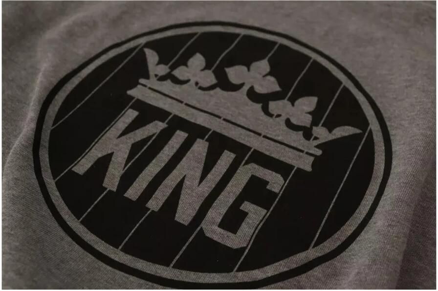 D&G Sweater D&G Heren King Sweatshirt Grijs Ronde hals