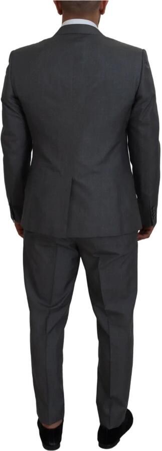 Dolce & Gabbana Grijze Martini 3-delig Slim Fit Pak Grijs Heren - Foto 11