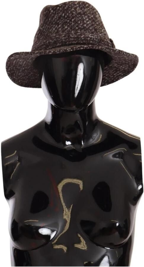 Dolce & Gabbana Elegante grijze tweedhoed brede rand Gray Dames - Foto 5