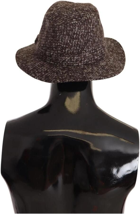 Dolce & Gabbana Elegante grijze tweedhoed brede rand Gray Dames - Foto 4