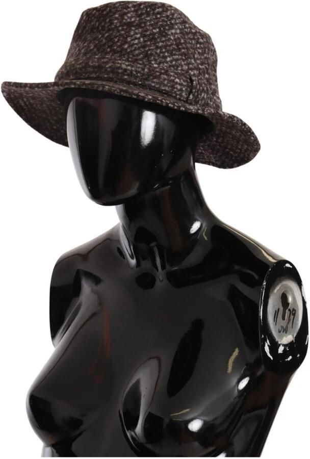Dolce & Gabbana Elegante grijze tweedhoed brede rand Gray Dames - Foto 3