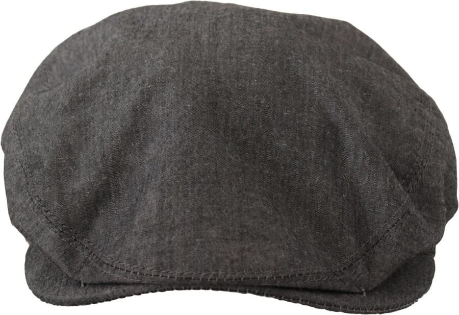 Dolce & Gabbana Grijze Newsboy Katoenmix Hoed Gray Heren - Foto 6