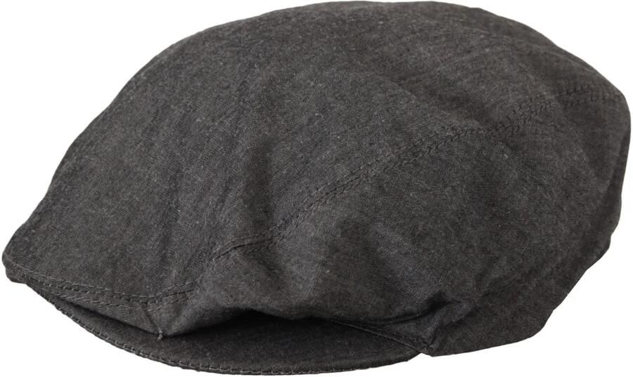 Dolce & Gabbana Grijze Newsboy Katoenmix Hoed Gray Heren - Foto 5