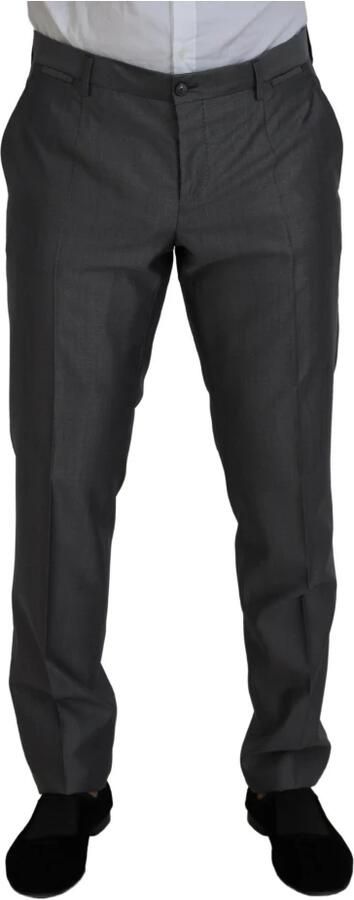 Dolce & Gabbana Grijze Slim Fit Suit Sicilia 3-delig Gray Heren - Foto 7