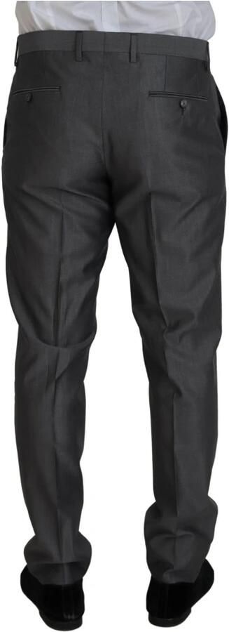 Dolce & Gabbana Grijze Slim Fit Suit Sicilia 3-delig Gray Heren - Foto 10