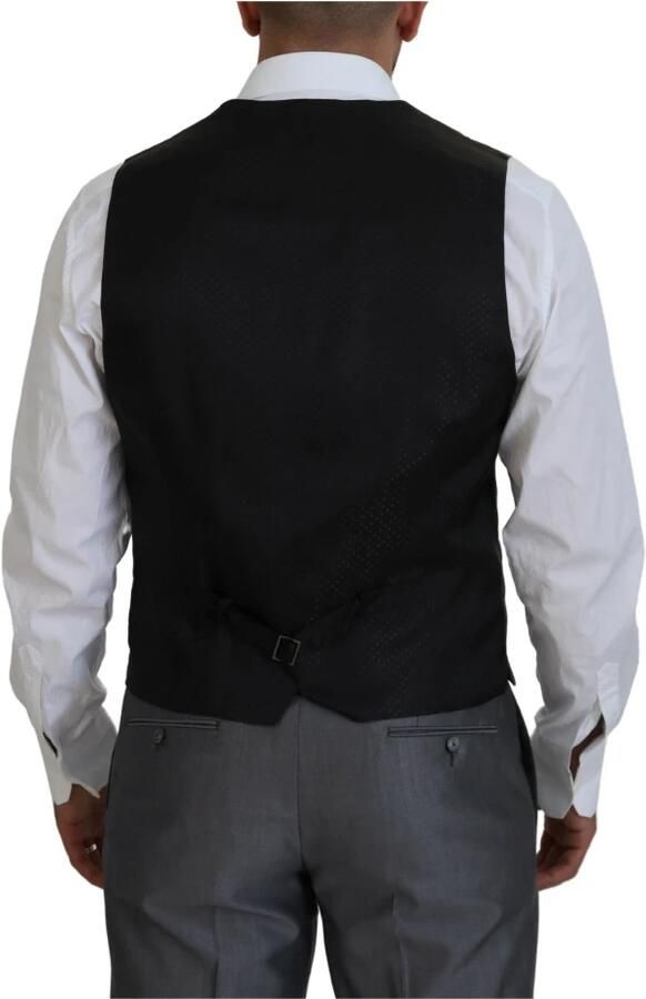 Dolce & Gabbana Grijze Slim Fit Suit Sicilia 3-delig Gray Heren - Foto 4
