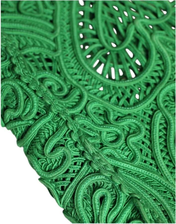 Dolce & Gabbana Groene Kant Tote Tas met Goud Green Dames - Foto 2