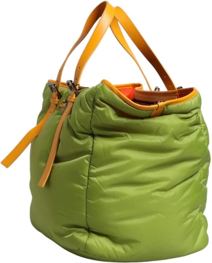 D&G Boodschappentas D&G Gewatteerde nylon draagtas limoengroene draagtas - Foto 2