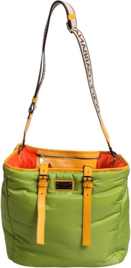 D&G Boodschappentas D&G Gewatteerde nylon draagtas limoengroene draagtas - Foto 4