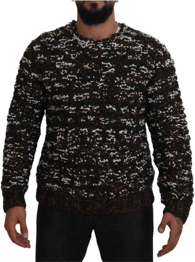 Dolce & Gabbana Handgemaakte Pullover Trui in Bruin Brons Brown Heren - Foto 6