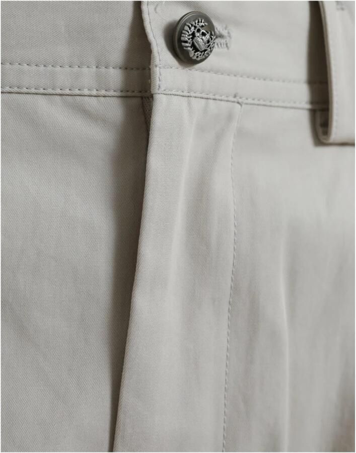 Dolce & Gabbana Hoge taille katoenen taps toelopende broek Beige Dames - Foto 2