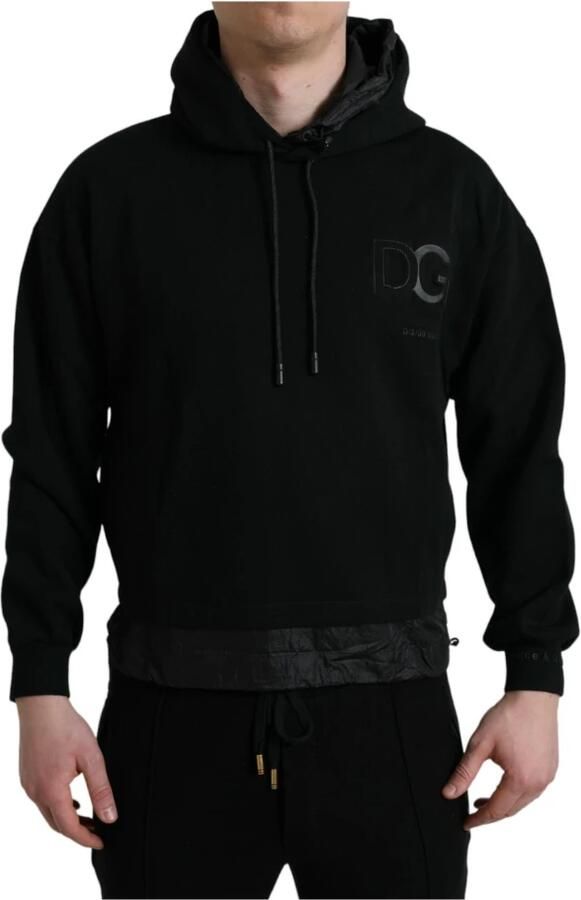Dolce & Gabbana Hoodie met patch Zwart - Foto 7